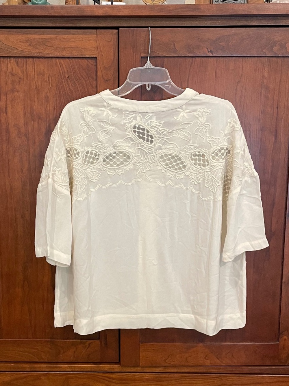 NWT Stella Forest 'Ana' Embroidered Lace Blouse size 34/XS $270 - Picture 3 of 7